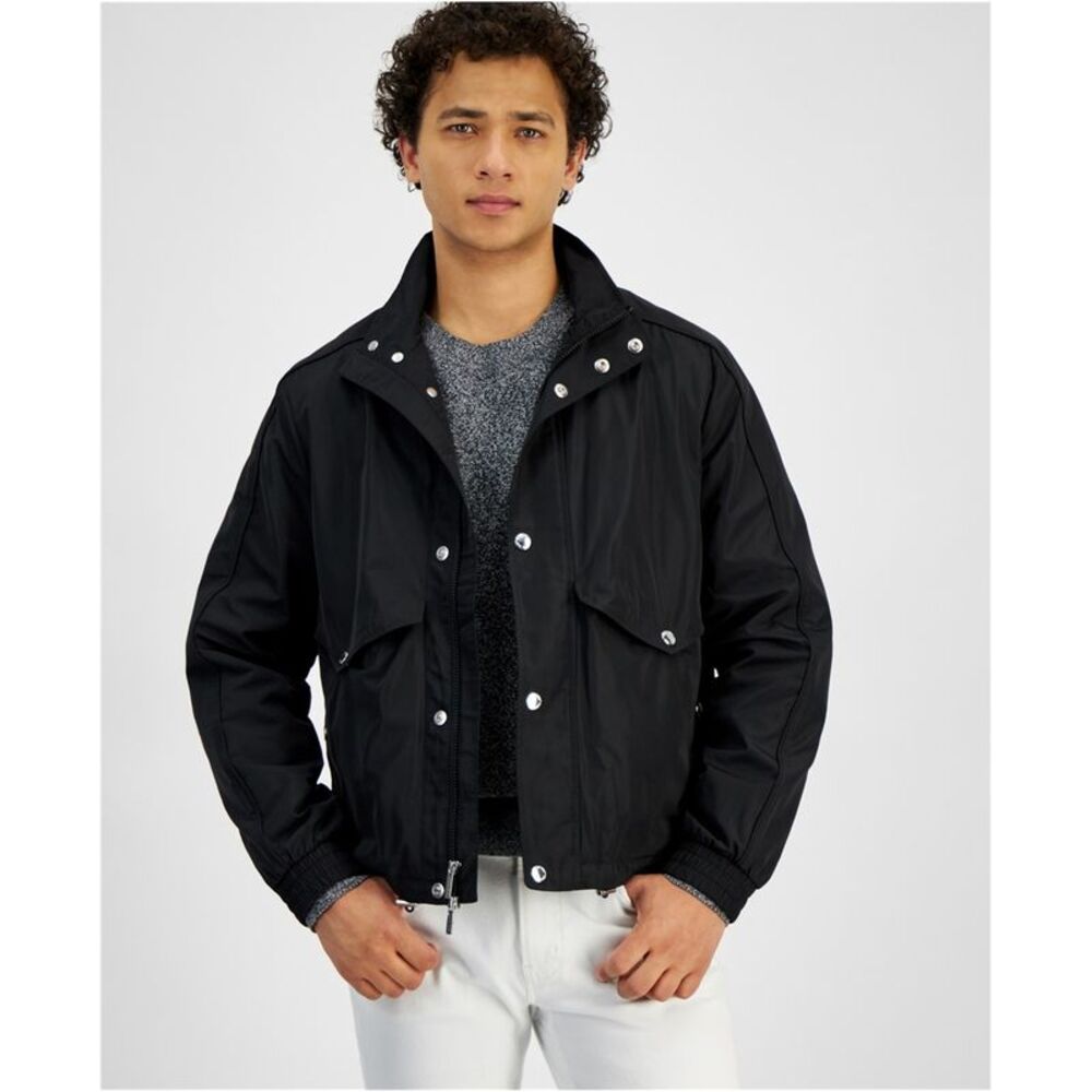 Michael Kors Mens Lightweight Water-Resistant Windbreaker Jacket, NWT